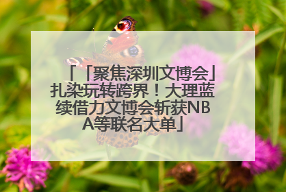 「聚焦深圳文博会」扎染玩转跨界！大理蓝续借力文博会斩获NBA等联名大单