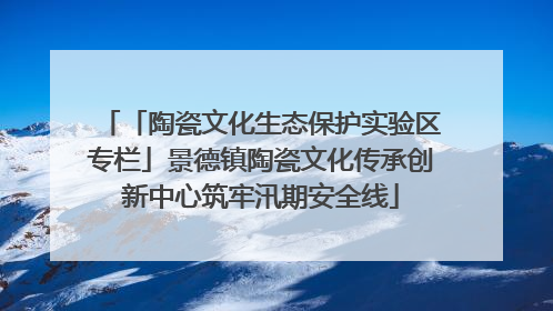 「陶瓷文化生态保护实验区专栏」景德镇陶瓷文化传承创新中心筑牢汛期安全线