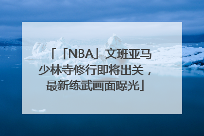 「NBA」文班亚马少林寺修行即将出关，最新练武画面曝光