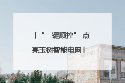 “一键顺控” 点亮玉树智能电网