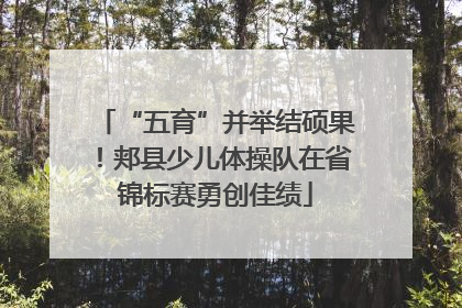 “五育”并举结硕果！郏县少儿体操队在省锦标赛勇创佳绩