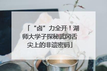 “卤”力全开！湖师大学子探秘武冈舌尖上的非遗密码