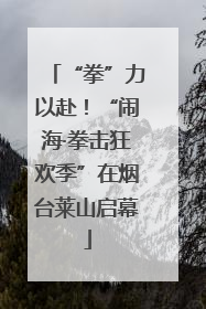 “拳”力以赴！“闹海·拳击狂欢季”在烟台莱山启幕