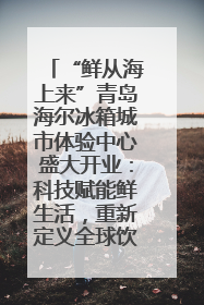 “鲜从海上来”青岛海尔冰箱城市体验中心盛大开业：科技赋能鲜生活，重新定义全球饮食未来