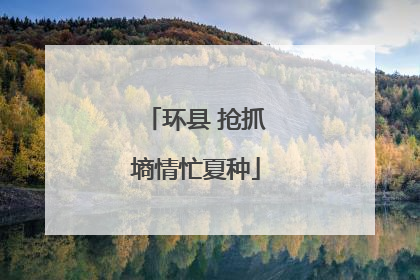 环县 抢抓墒情忙夏种