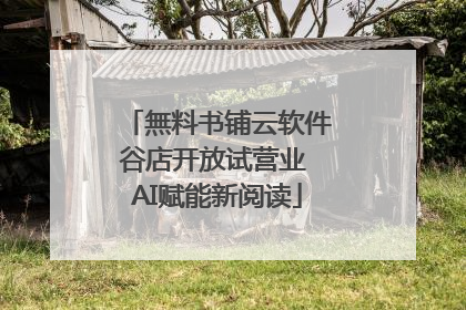 無料书铺云软件谷店开放试营业 AI赋能新阅读