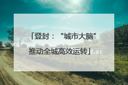 登封：“城市大脑”推动全城高效运转
