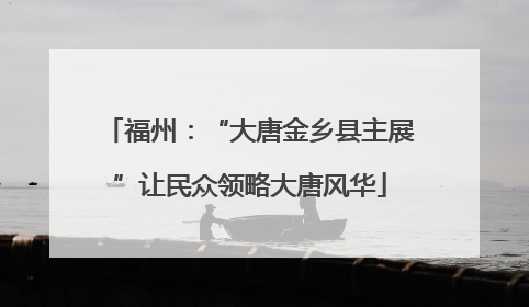 福州：“大唐金乡县主展”让民众领略大唐风华