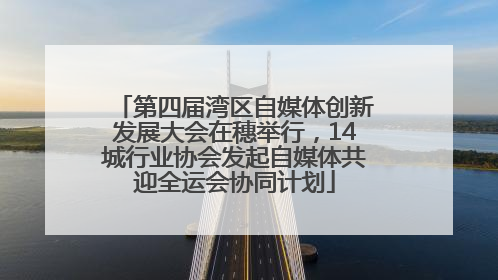 第四届湾区自媒体创新发展大会在穗举行，14城行业协会发起自媒体共迎全运会协同计划