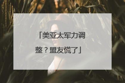 美亚太军力调整？盟友慌了