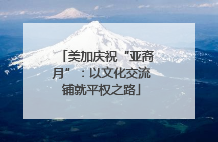 美加庆祝“亚裔月”：以文化交流铺就平权之路