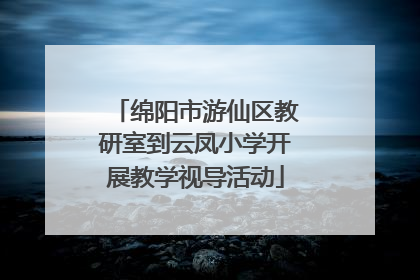 绵阳市游仙区教研室到云凤小学开展教学视导活动