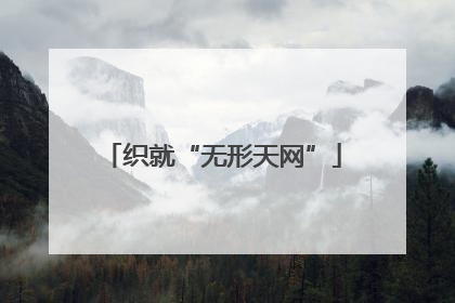 织就“无形天网”