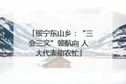 绥宁东山乡：“三会三文”领航向 人大代表助农忙