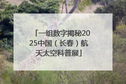 一组数字揭秘2025中国（长春）航天太空科普展
