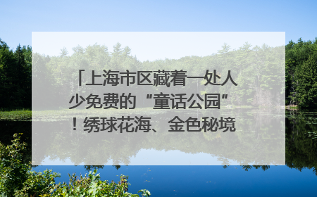 上海市区藏着一处人少免费的“童话公园”！绣球花海、金色秘境……地铁直达→