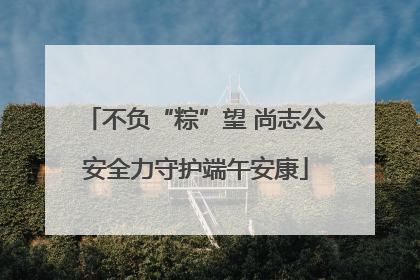 不负“粽”望 尚志公安全力守护端午安康