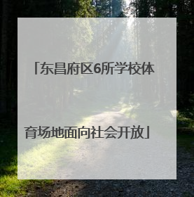 东昌府区6所学校体育场地面向社会开放