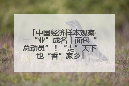 中国经济样本观察·一“业”成名丨面包“总动员”！“走”天下也“香”家乡