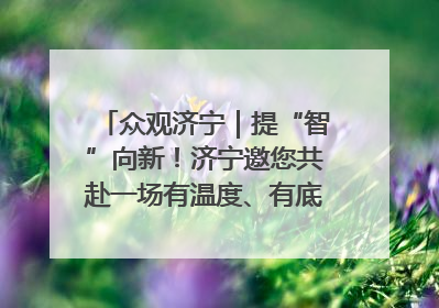 众观济宁｜提“智”向新！济宁邀您共赴一场有温度、有底气的“智造”之约