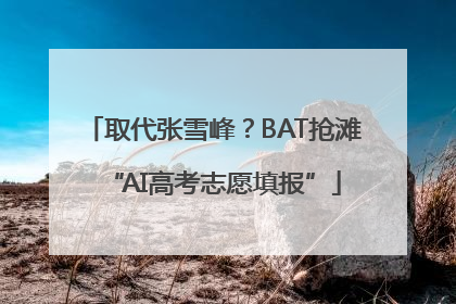 取代张雪峰？BAT抢滩“AI高考志愿填报”
