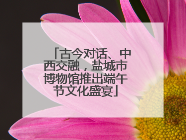 古今对话、中西交融，盐城市博物馆推出端午节文化盛宴