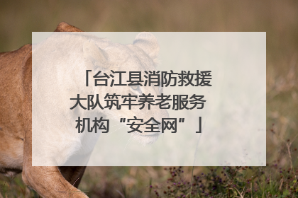 台江县消防救援大队筑牢养老服务机构“安全网”