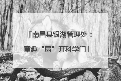 南昌县银湖管理处：童趣“扇”开科学门