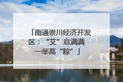 南通崇川经济开发区：“艾”意满满 一举高“粽”