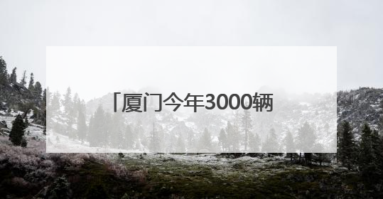 厦门今年3000辆爱心车护航高考生