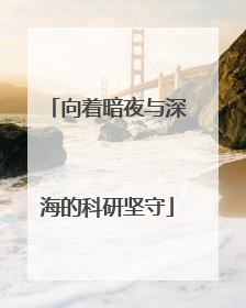 向着暗夜与深海的科研坚守