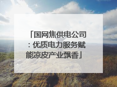 国网焦供电公司：优质电力服务赋能凉皮产业飘香