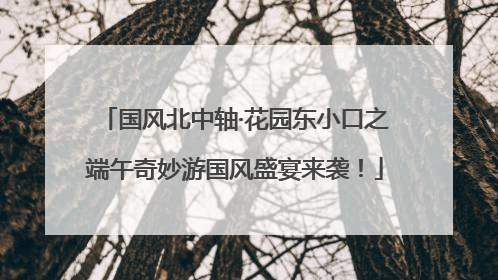 国风北中轴·花园东小口之端午奇妙游国风盛宴来袭！