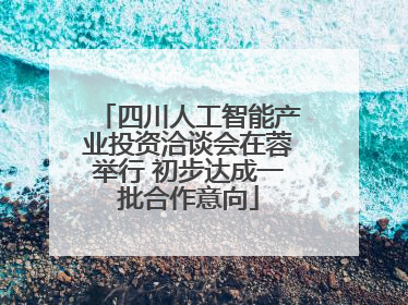 四川人工智能产业投资洽谈会在蓉举行 初步达成一批合作意向