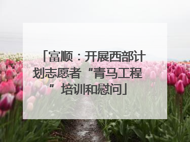 富顺：开展西部计划志愿者“青马工程”培训和慰问