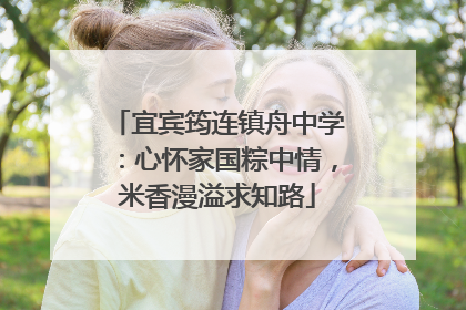 宜宾筠连镇舟中学：心怀家国粽中情，米香漫溢求知路