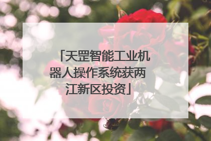 天罡智能工业机器人操作系统获两江新区投资