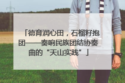德育润心田，石榴籽抱团——奏响民族团结协奏曲的“天山实践”