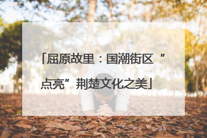 屈原故里：国潮街区“点亮”荆楚文化之美