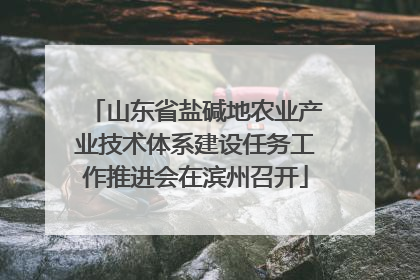 山东省盐碱地农业产业技术体系建设任务工作推进会在滨州召开