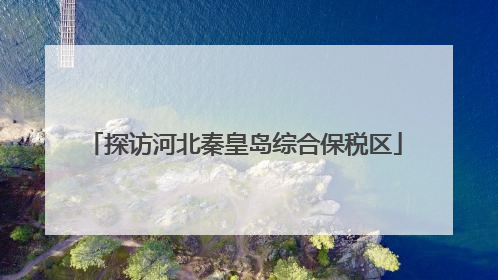 探访河北秦皇岛综合保税区