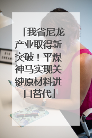 我省尼龙产业取得新突破！平煤神马实现关键原材料进口替代