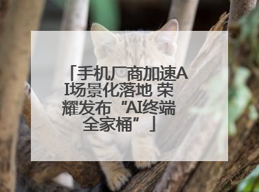 手机厂商加速AI场景化落地 荣耀发布“AI终端全家桶”