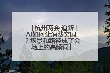 杭州两会·追新丨AI如何让消费突围？场景和路径成了会场上的高频词