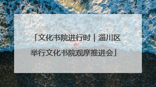 文化书院进行时｜淄川区举行文化书院观摩推进会