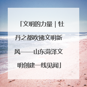 文明的力量｜牡丹之都吹拂文明新风——山东菏泽文明创建一线见闻