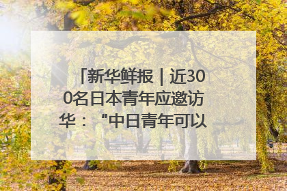新华鲜报｜近300名日本青年应邀访华：“中日青年可以创造更好的未来”