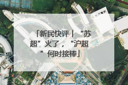 新民快评丨“苏超”火了，“沪超”何时接棒