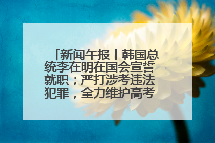 新闻午报丨韩国总统李在明在国会宣誓就职；严打涉考违法犯罪，全力维护高考安全公平考试环境
