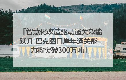 智慧化改造驱动通关效能跃升 巴克图口岸年通关能力将突破300万吨